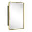 Farmhouse Recessed Metal Bathroom Medicine Cabinets with Mirror with Adjustable Tempered Glass Shelves-1695340444-1695094430