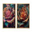 «Modern Blooming Rose», 2 pièces sur toile-1774968089-1774968091