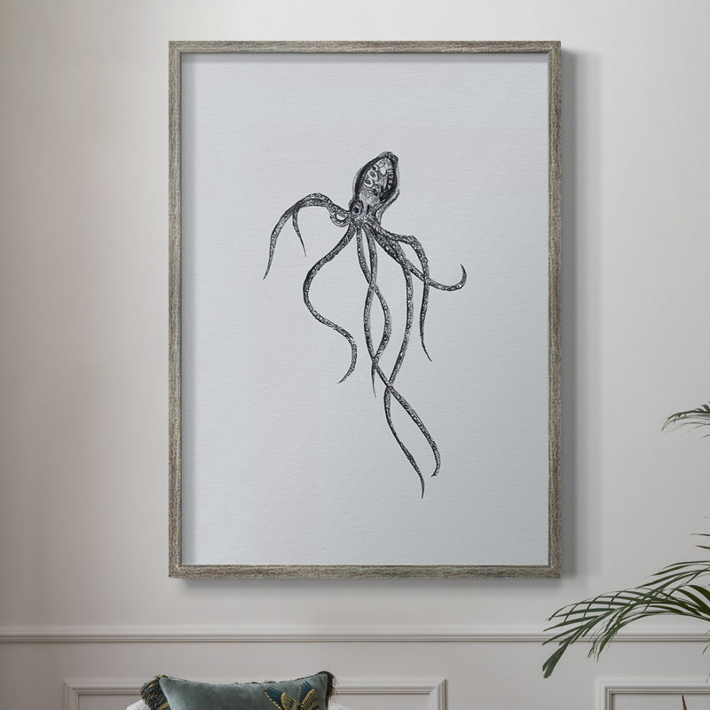 MarineLifeIV Framed Print - Solid Wood