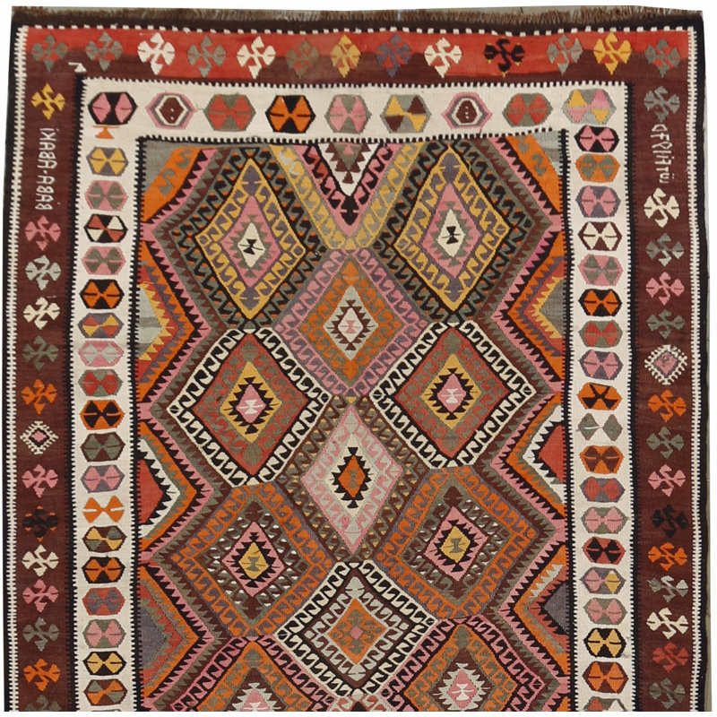 Vintage One-of-a-Kind 5'9" X 14'7" Area Rug