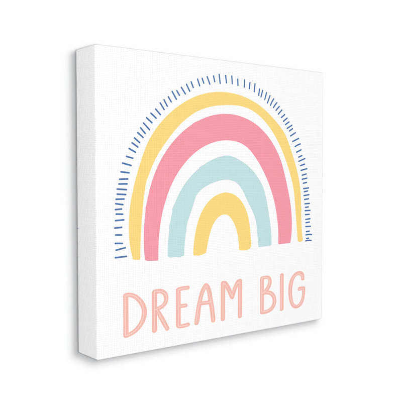 Isabelle & Max™ Pastel Dream Big Rainbow Canvas Wall Art Design By LSR Design Studio, L 36 po x H 36 po