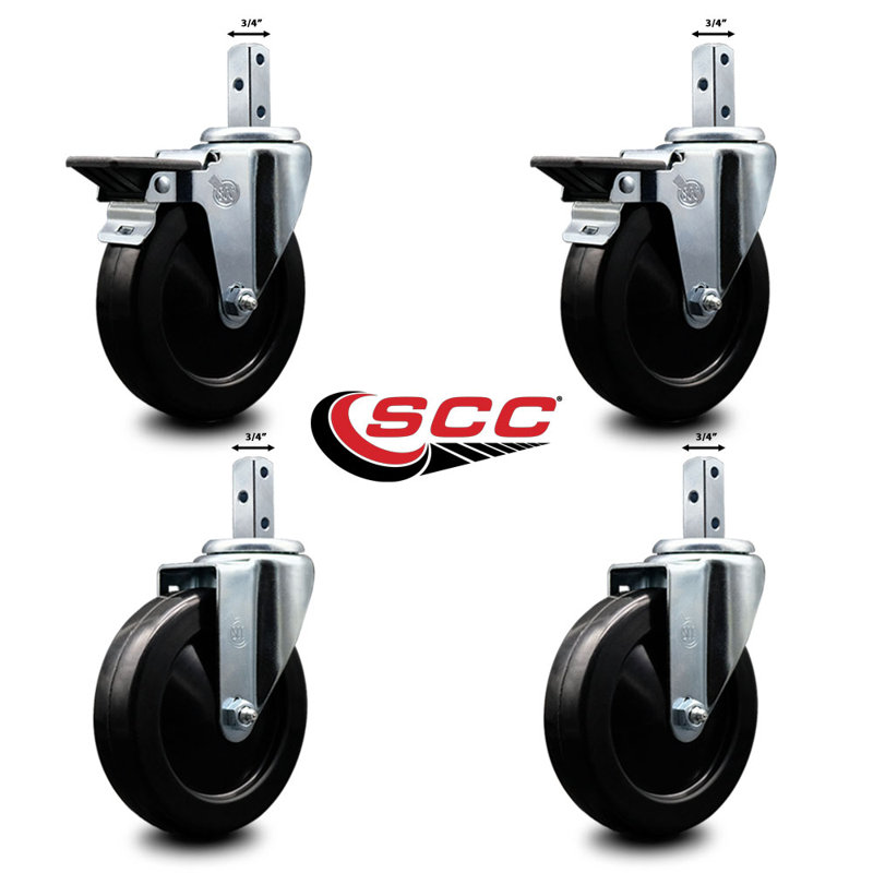 Hard Rubber Casters