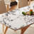 Rectangular Artificial Marble Dining Table Set-105249483