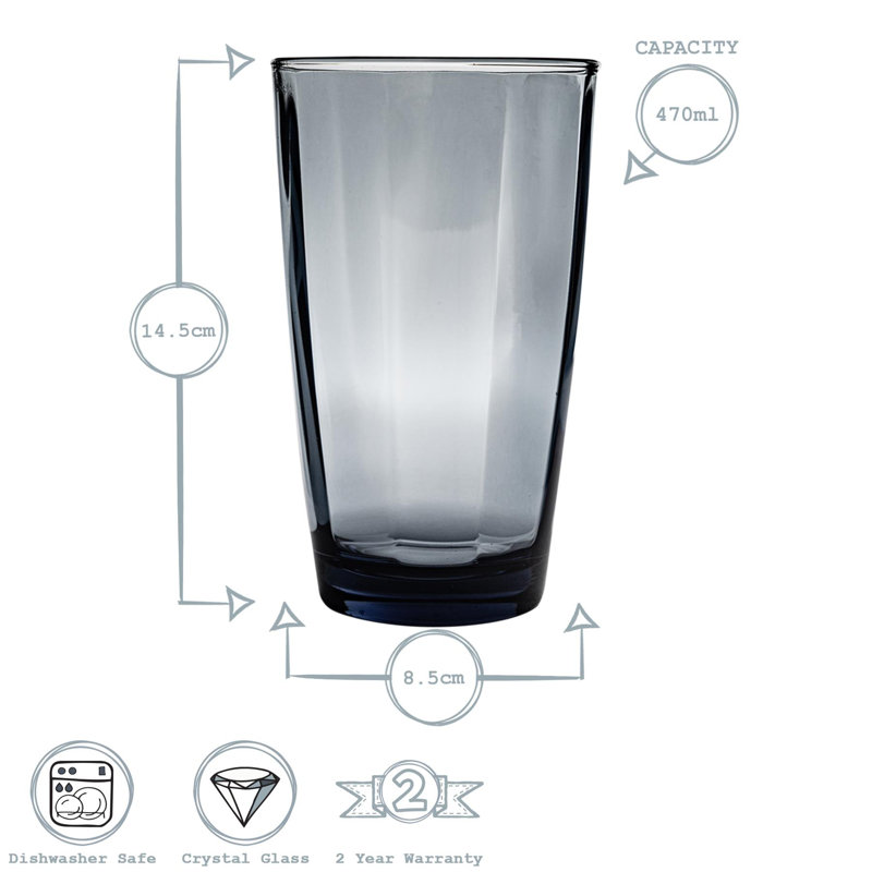 Pulsar Highball Glasses - 470ml, 6