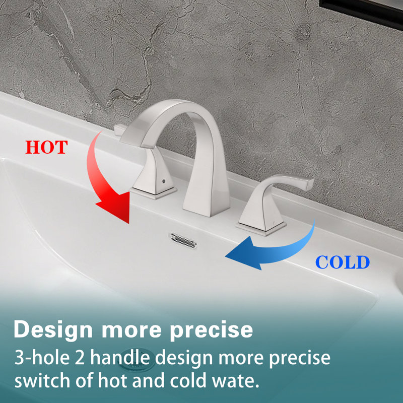 Bathroom Faucet with Drain Assembly, Brushed Nickel