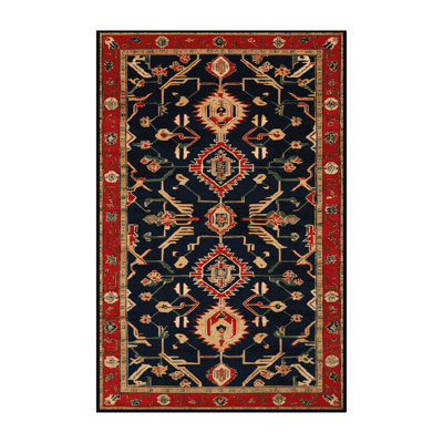 Machine Washable Art Deco Gray Area Rug