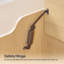 Banc de rangement en bois manufacturé Beverlyann