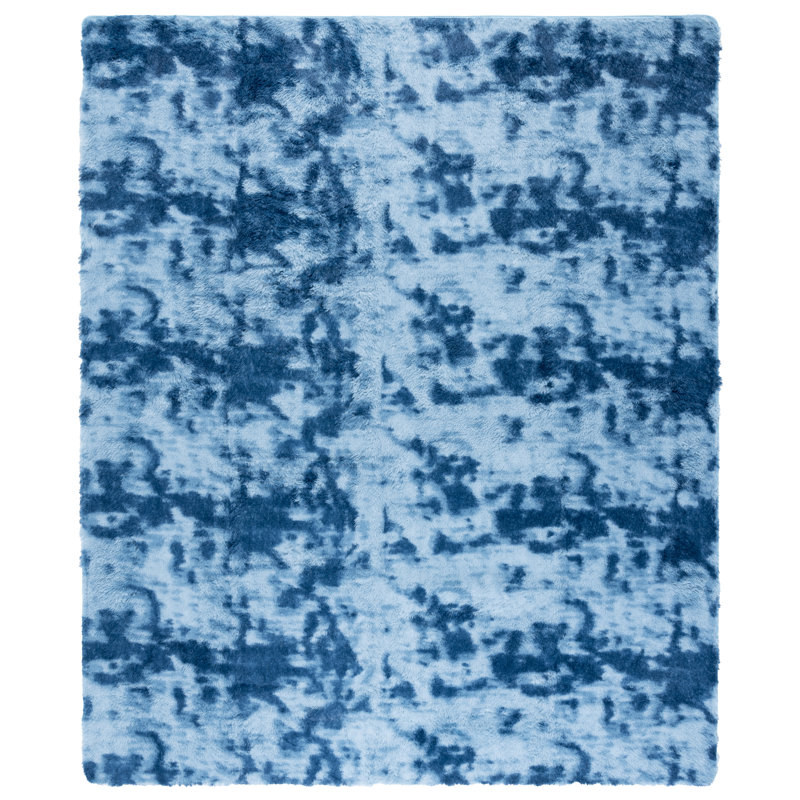 Zahrya Shag Performance Abstract Rug, Rectangle 8' x 10'