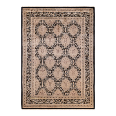 Keenan One-of-a-Kind 6' 2" X 8' 8" 2010s Wool Area Rug in Black