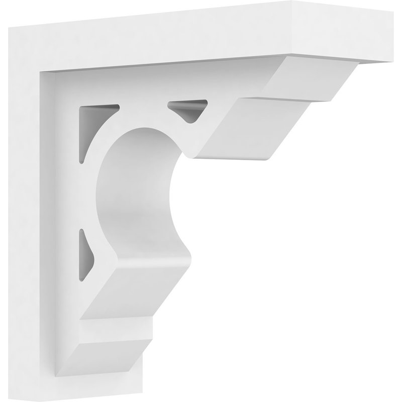 Support standard en uréthane standard Sheridan, brun clair apprêté, H 9 po x l 3,5 po x P 9 po