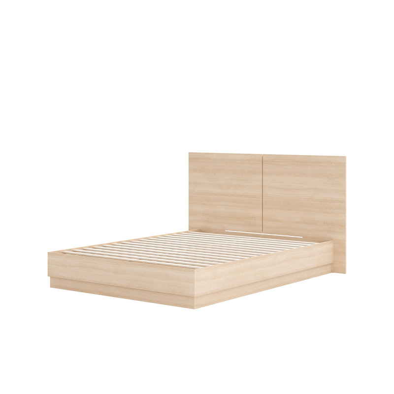 Lit plateforme Jodeen, Beige, Roi