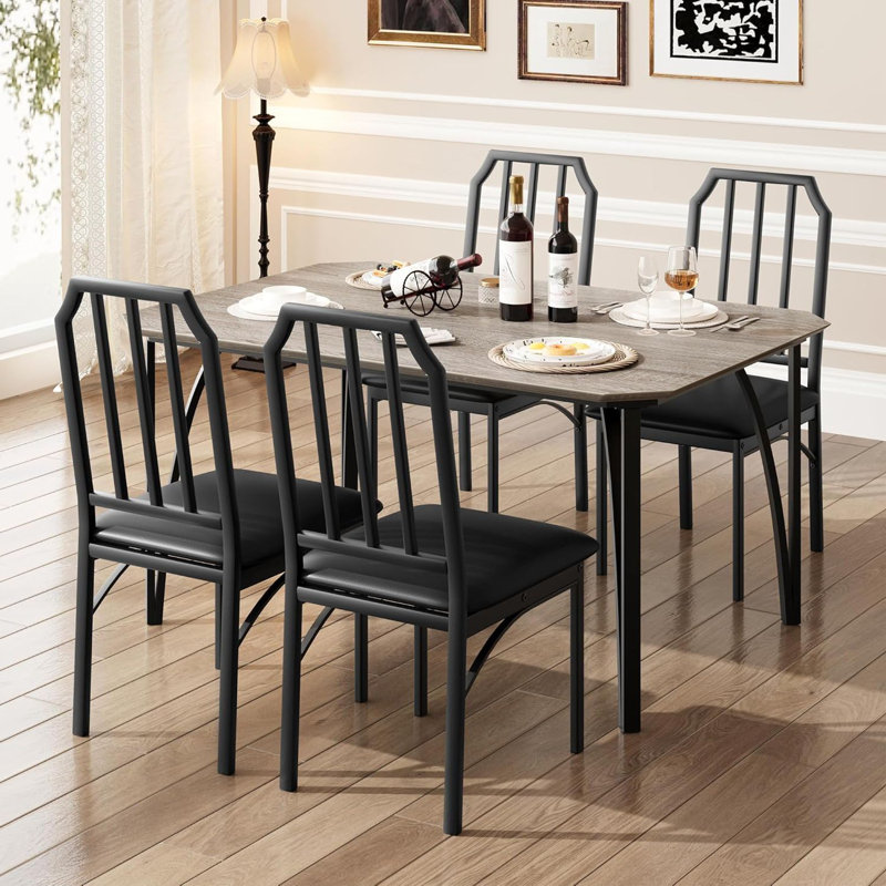 Ensemble de 3 coussins rectangulaires en bois, 1 table et plus , Gris, 4