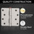 4" H x 4" W 6 Door Hinges-97755562