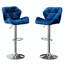 Tabouret de bar rotatif à hauteur ajustable Larosha-1458332400