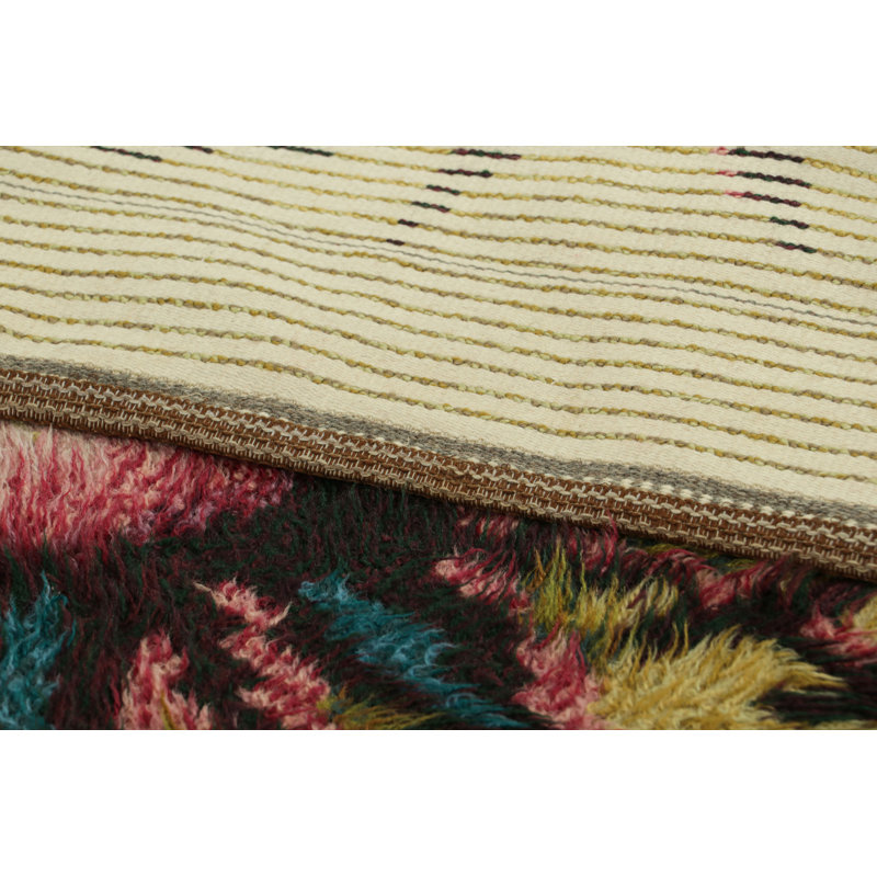 One-of-a-Kind 3’2x4’9 Hand Knotted Area Rug