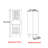 European style creative storage bookcase