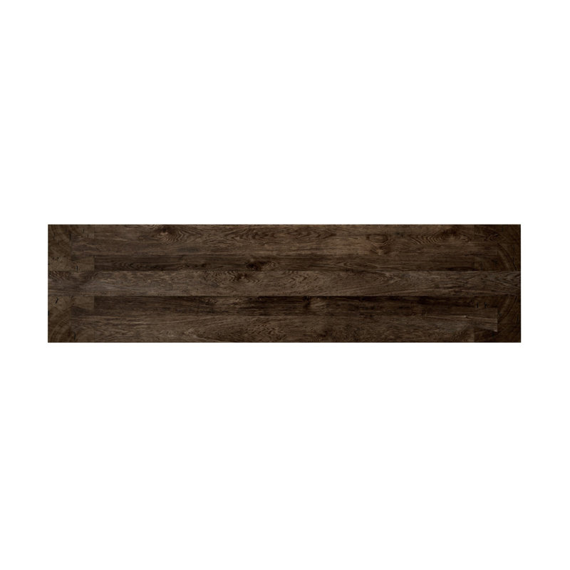 Abaso 6 - Drawer Dresser, Ebony Rustic Wormwood Oak