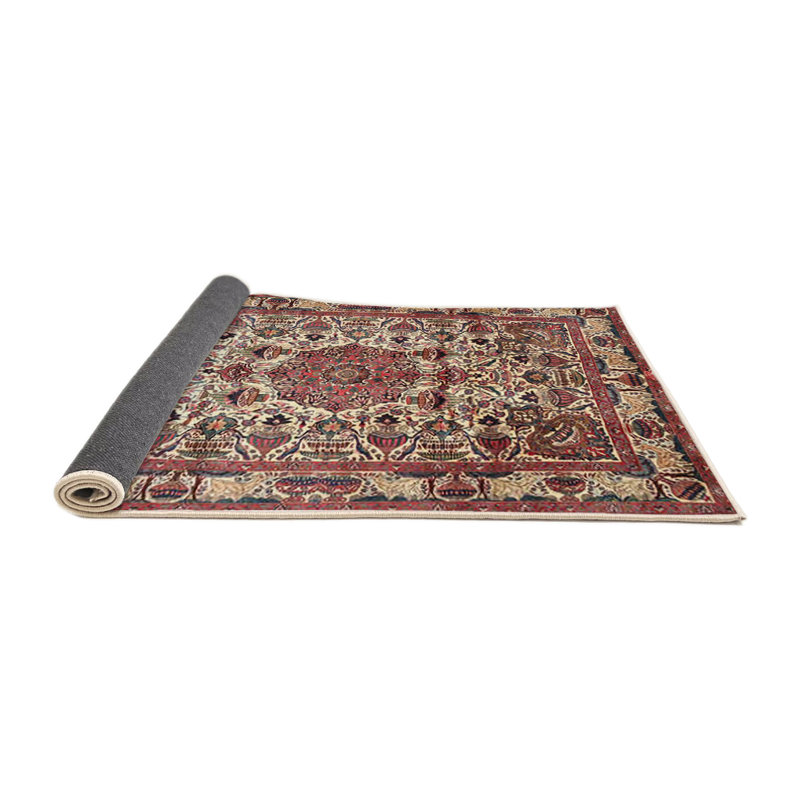 Tapis brun/noir traditionnel 441, Rectangle 5 pi x 7 pi