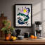 Celestial Crocodile Japandi - Print-136640685-136640682
