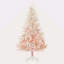 Arbre de Noël artificiel épinette non éclairé 7 pi avec branches réalistes et 1000 pointes, rose-118034152
