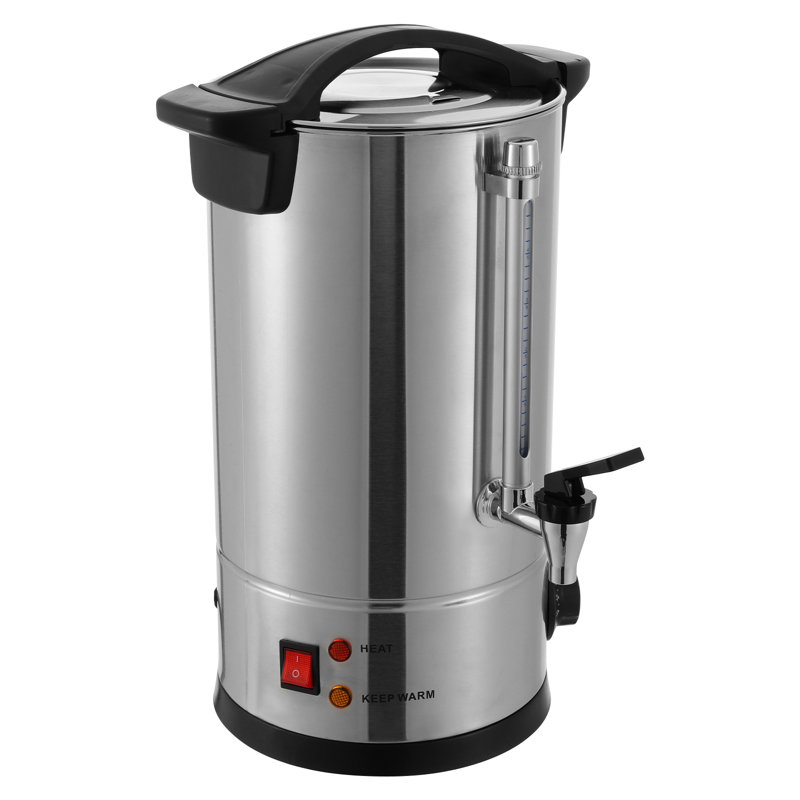 Urne à café en acier inoxydable 130 tasses et distributeur de boissons chaudes 130 tasses