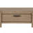 Curved 1-Drawer Console Table - Toffee