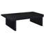 Caroline Black 3-piece Rectangular Coffee and End Table Set