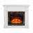 Fireplace mantel  (NOT INCLUDED FIREPLACE)