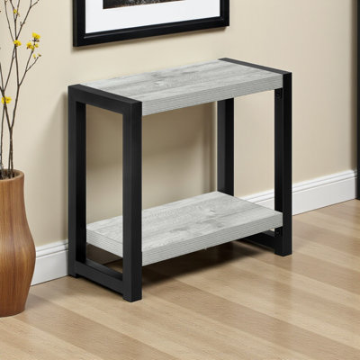 Burbank Side End Accent Table, Two Tiers