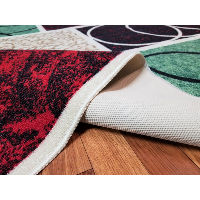Tapis de cuisine Jerod, Tapis de couloir 1,11 po x 7 pi