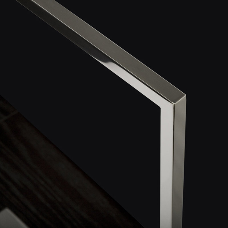 Linea Towel Stand, Polished Stainless