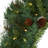 Mixed Pine and Pinecone Christmas Wreath with Clear LED Lights