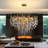 Luxury Tree Branch Chandelier,Modern chandelier crystal light,LargeRaindrop pendant light(gold)-1024871692