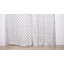 Brown Semi-Sheer Block Print Linen Ring Curtain Handcrafted Coloured Linen Drapes for Elegant Light Filtering Home Décor-1682347736