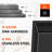 Blenzia 27 Inch Black Undermount Kitchen Sinks 304 Stainless Steel Single Bowl Handmade Gunmetal Black Sinks With Strainer & Grid 27" X 18" X 9"-119693462