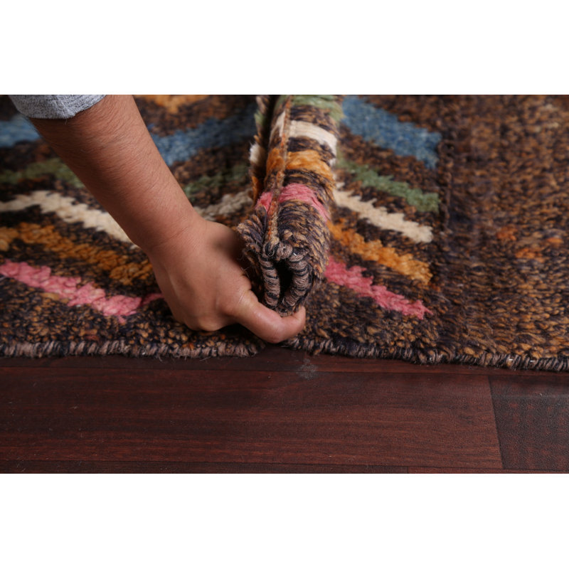 Tapis marocain en laine noué à la main 7 x 11