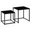 Andrie 2PC Nesting Tables Living Room Furniture