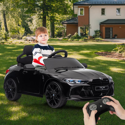 Voiture sous licence 12 V pour enfants, voiture électrique avec télécommande, 3 vitesses, Bluetooth, MP3, lumières DEL