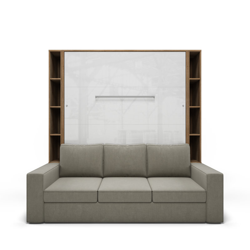 Charlean Upholstered EU Kingsize - 160 X 200 Cm Bed, Brown/White/Sand