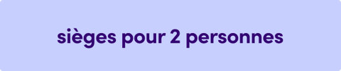 Places pour 2 personnes