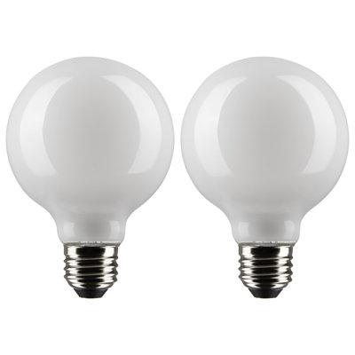 G25 LED - White - Medium Base - 90 CRI - 2700K - 120 Volt - 2 Pack