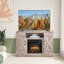 Meuble télé, console de divertissement et foyer électrique 18 po August Grove®-1795001324