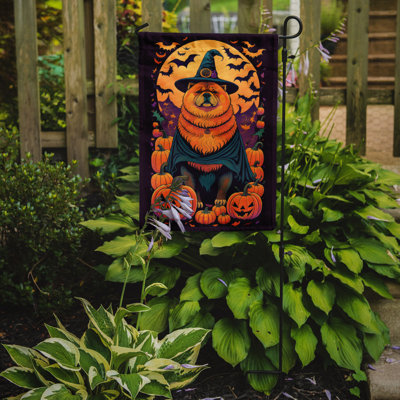 Drapeau de jardin d'Halloween en polyester Jaisyn