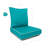 Corded Seat Cushion With Zipper Closure And Corded Back Cushion, With White Polyester Padded Fill.-1125301532