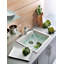 Évier de cuisine en granite à cuve simple à montage sur plan en granite à montage sur plan 16 x 20 po Ruvati - blanc arctique mat --48744131