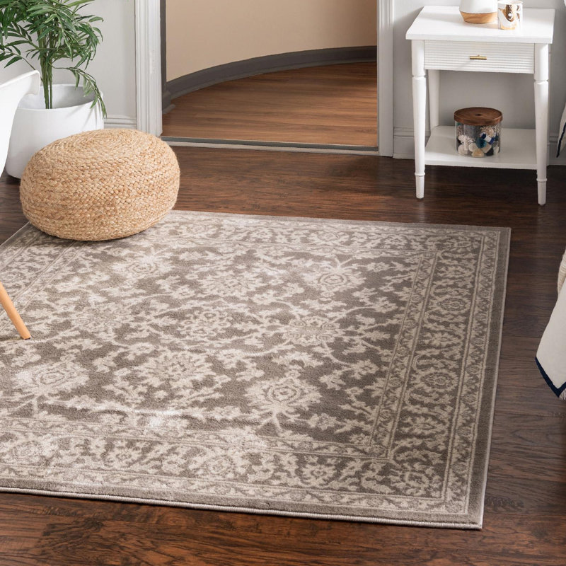 Floral Area Rug, Square 238.8cm