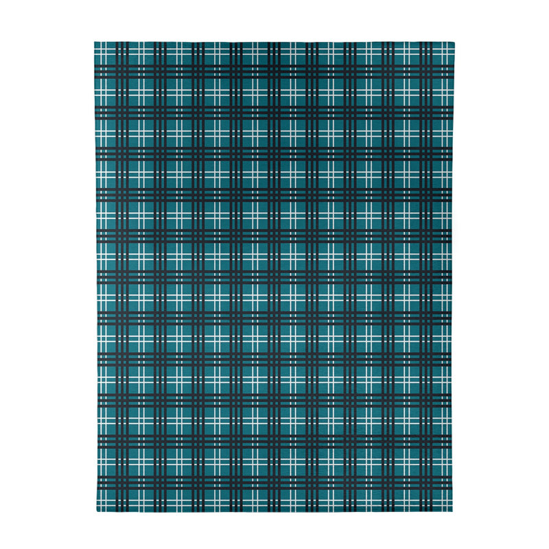 Plaid Indoor Rug, Rectangle 8' x 10'