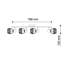 Aaeryn 78cm 4 -Light Track Kit