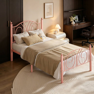 Base de lit de style moderne 38 po Abigael