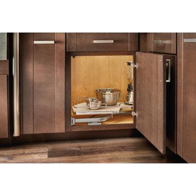 Orion Grey Single-Tier "Cloud" Optimizer for 21" Right Opening/Blind Left Corner Cabinets